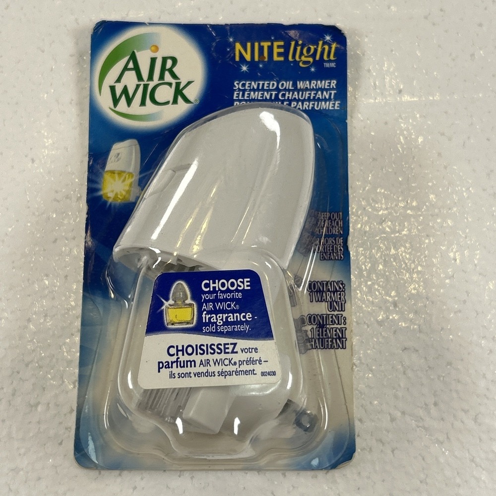 NEW SEALED VTG 2004 Air Wick Night Nite Light Scented Oil Warmer Discontinued